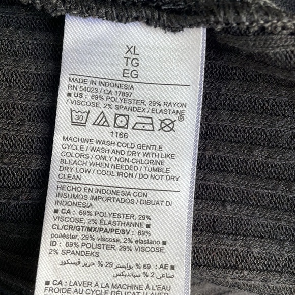 Old NavyBlack Mockneck Ribbed MIDI Dress - Picture 6 of 7